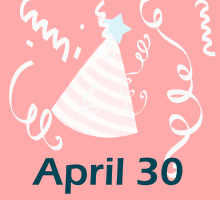 30. apríla - narodeniny