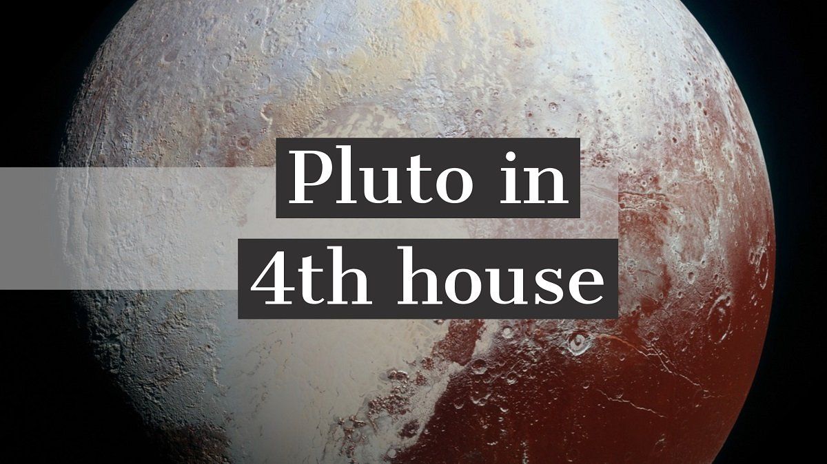 4 वें घर में प्लूटो