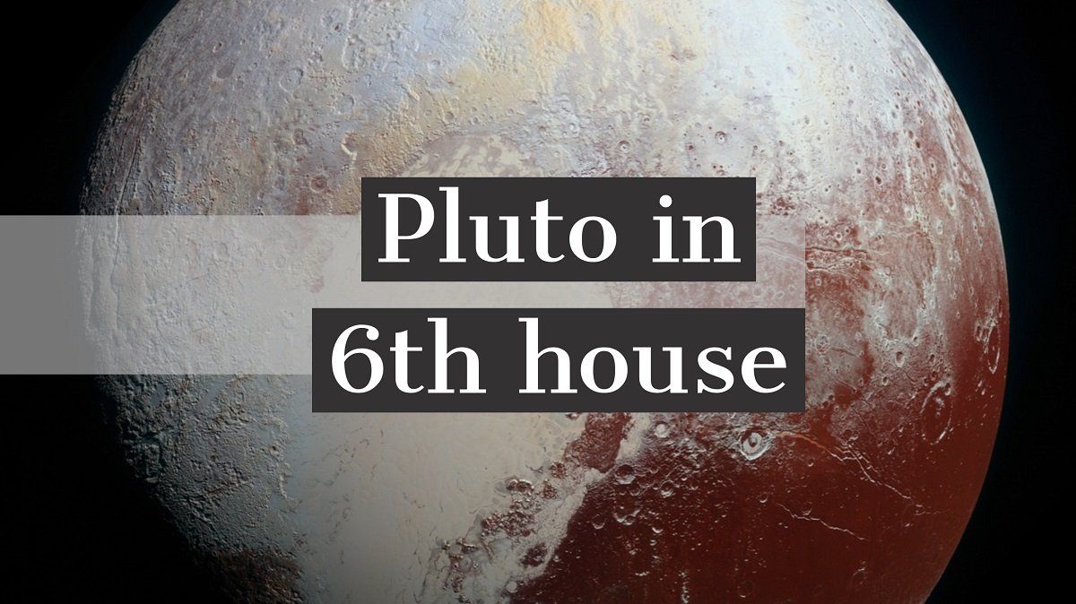 6 वें घर में प्लूटो