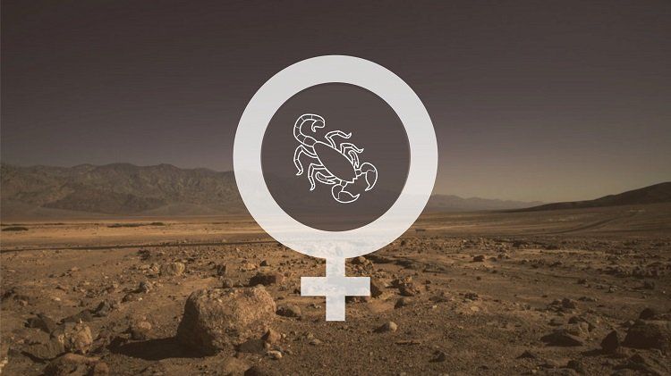 Marsas Skorpiono moteryje: geriau pažink ją