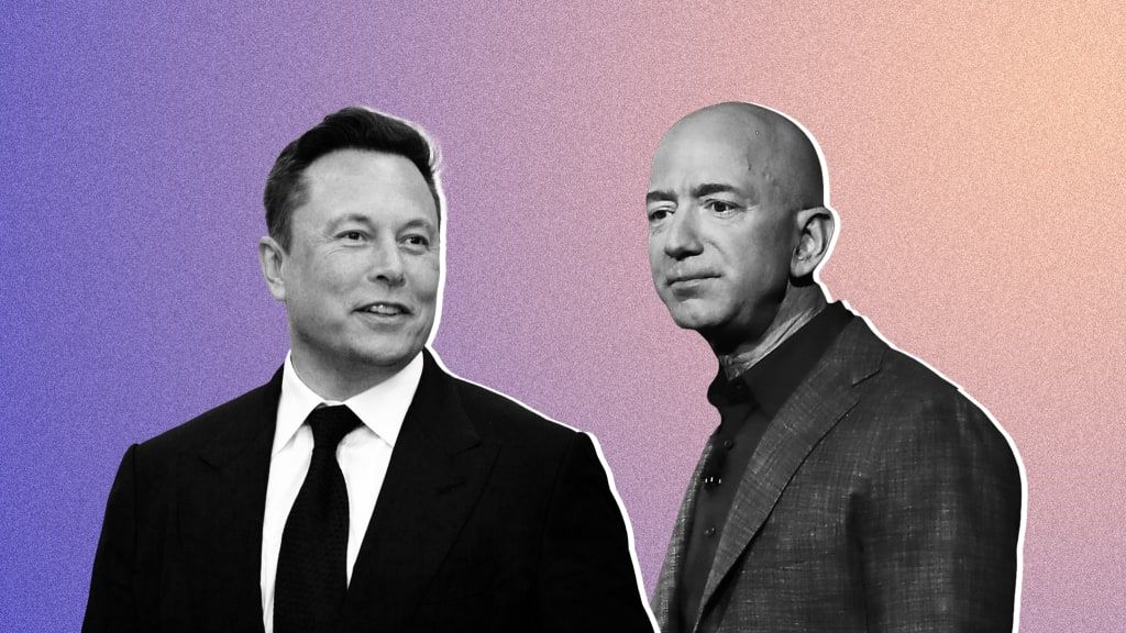 Jeff Bezos och Elon Musk definierar framgång på samma sätt. Här är det