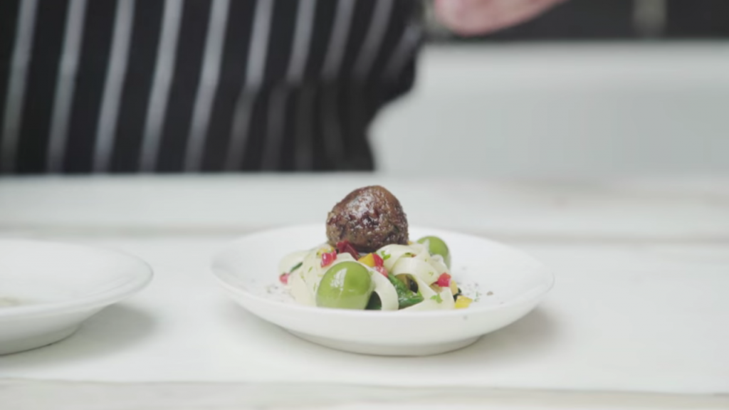 Inga djur skadades vid tillverkningen av denna köttbulle