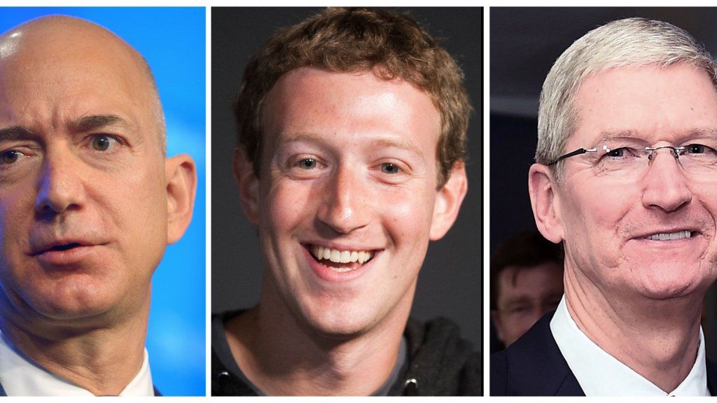 Apple, Amazon, Facebook, Alphabet 및 Microsoft는 영국 전체 경제보다 더 가치가 있습니다.
