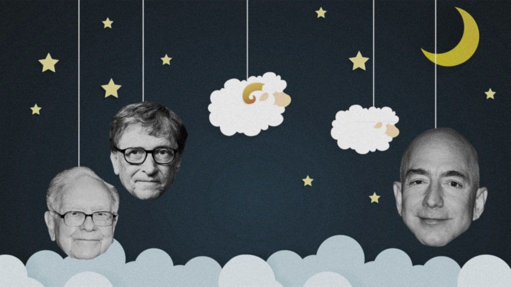Dormir bien por la noche es clave para el éxito. Esto es lo que Bill Gates, Jeff Bezos y Warren Buffet obtienen cada noche