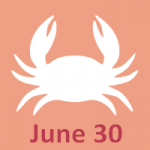 30. juni Zodiac er kreft - Full horoskop personlighet