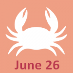 26 Juni Zodiak nyaéta Kanker - Kapribadian Horoskop Pinuh